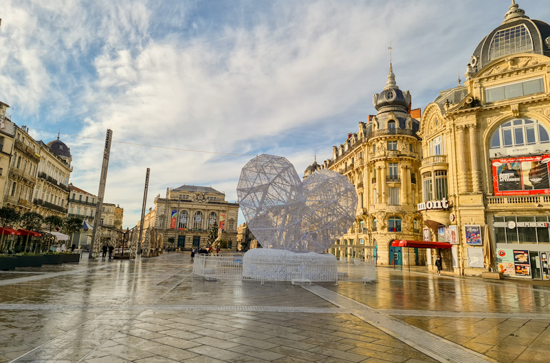 Place de la Comédie à Montpellier