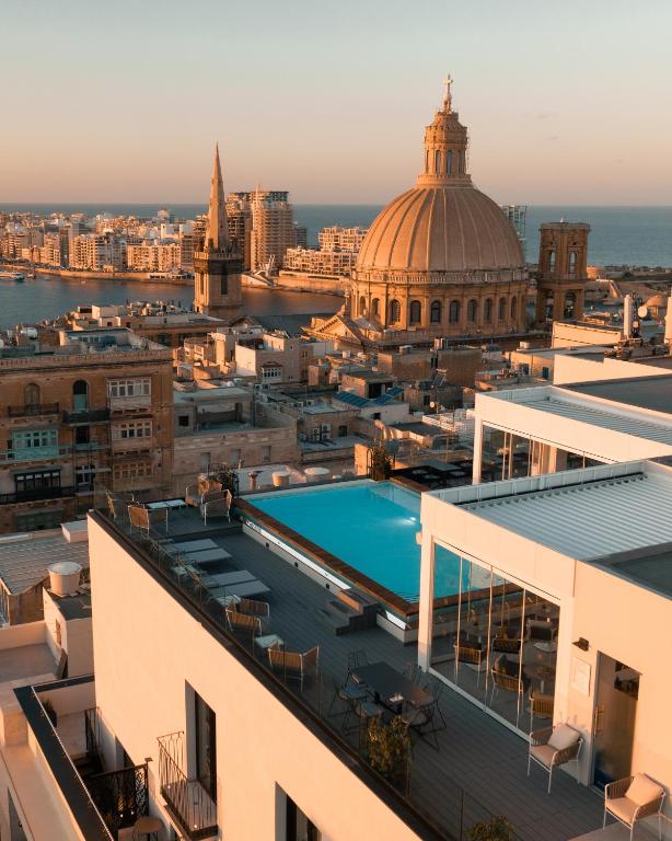 hôtel pour visiter La Valette à Malte à Pied