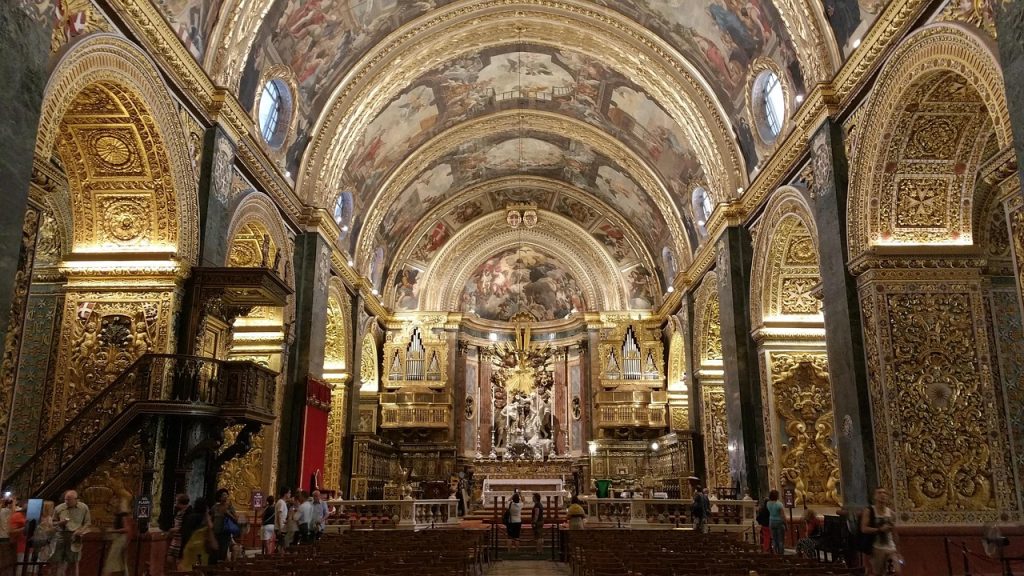 Cathédrale de La Valette étape de mon itinéraire d'un jour